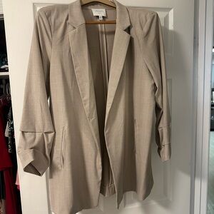 Maison d’Amelie plaid women’s blazer